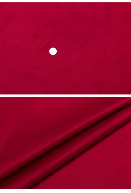 Czerwony żakard czuły materiał afrykańskiej satyny do patchworku, sukienki ślubnej, tkanina tapicerska - 75x100cm - Wianko - 1