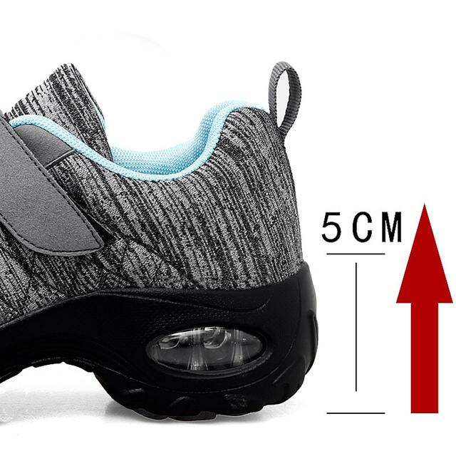 Nowe damskie buty tenisowe 2021 – sportowe adidasy platforma na koturnie, podnoszące wysokość i zapewniające wygodę - Wianko - 9