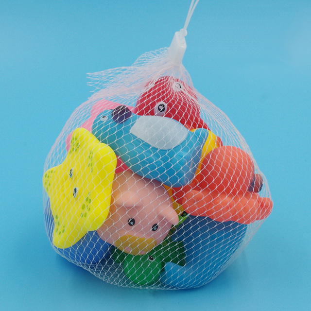 Dziecko Słodkie Zwierzaki - 8-20 sztuk zabawek do kąpieli: pływanie, miękka guma, wyciskanie dźwięku, zabawa w wodzie - Wianko - 44