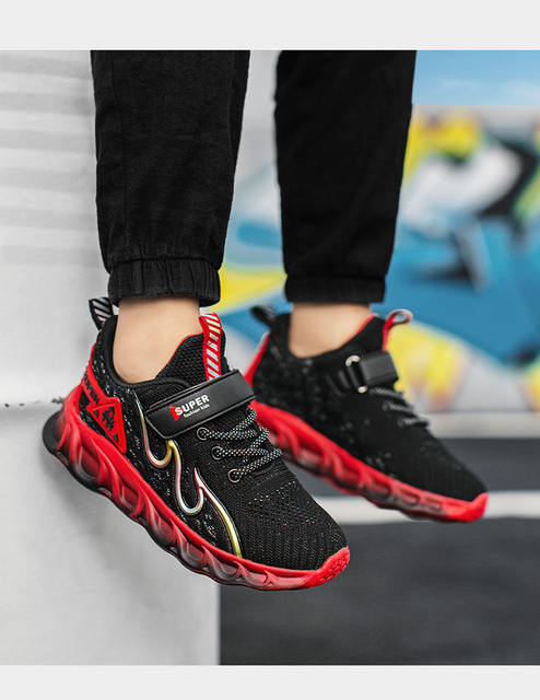 Nowe dziecięce trampki sportowe Sneakers dla chłopców i dziewcząt, letnie buty do biegania z koszem - Wianko - 20