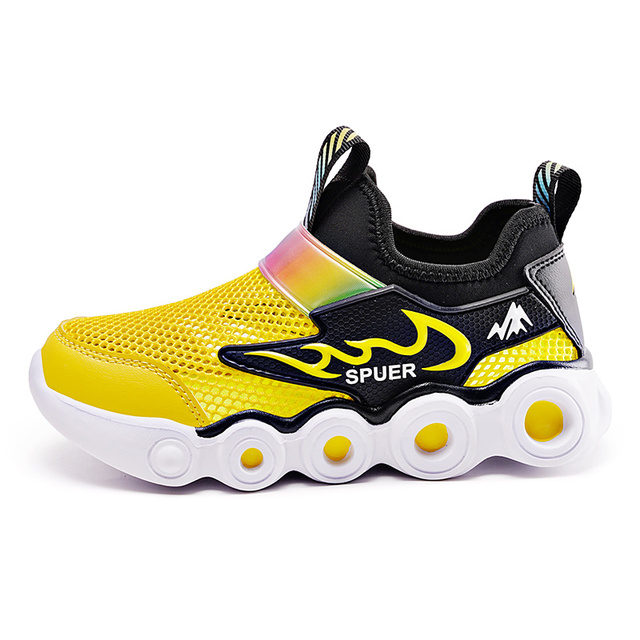 Nowe dziecięce trampki sportowe Sneakers dla chłopców i dziewcząt, letnie buty do biegania z koszem - Wianko - 36