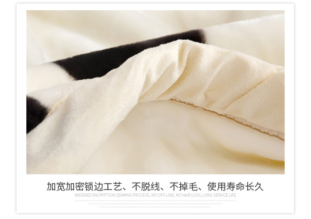 Dwuwarstwowa, gruba i miękka narzuta na łóżko z wysokiej jakości poliestru w zimowym ciepłym nadruku róży - Wianko - 12