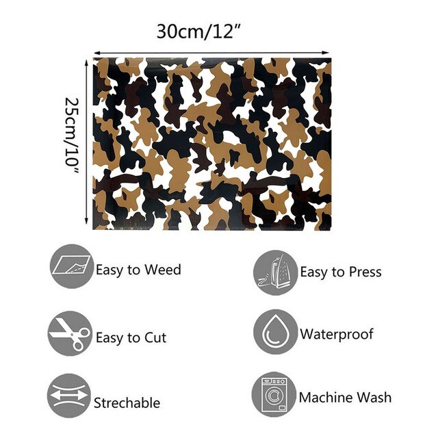 Winyl cieplny do przenoszenia na ubrania - film termotransferowy DIY z tkaniny na żelazko w różnych kolorach - papier dekoracyjny do sylwetek i czapek - Wianko - 26