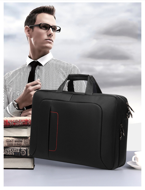 Duża męska torba podróżna biznesowa na laptopa Messenger - Wianko - 3