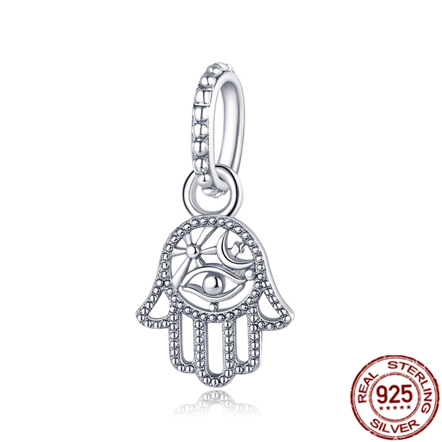 Wisiorek 925 srebro z koralikami charms of ley dla oryginalnej bransoletki Pandora DIY biżuteria, zwierzęce i pary - Wianko - 8