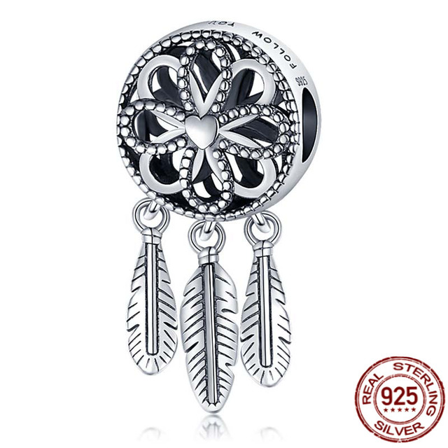 Wisiorek 925 srebro z koralikami charms of ley dla oryginalnej bransoletki Pandora DIY biżuteria, zwierzęce i pary - Wianko - 43