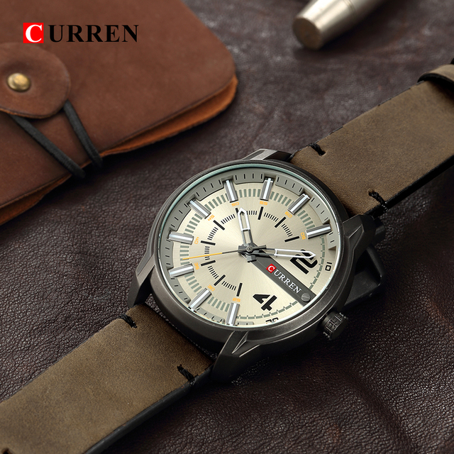 CURREN 8306 – luksusowy zegarek męski z unikalną skórzaną bransoletą i wysokiej jakości mechanizmem kwarcowym, wodoszczelny, sportowy - Wianko - 26