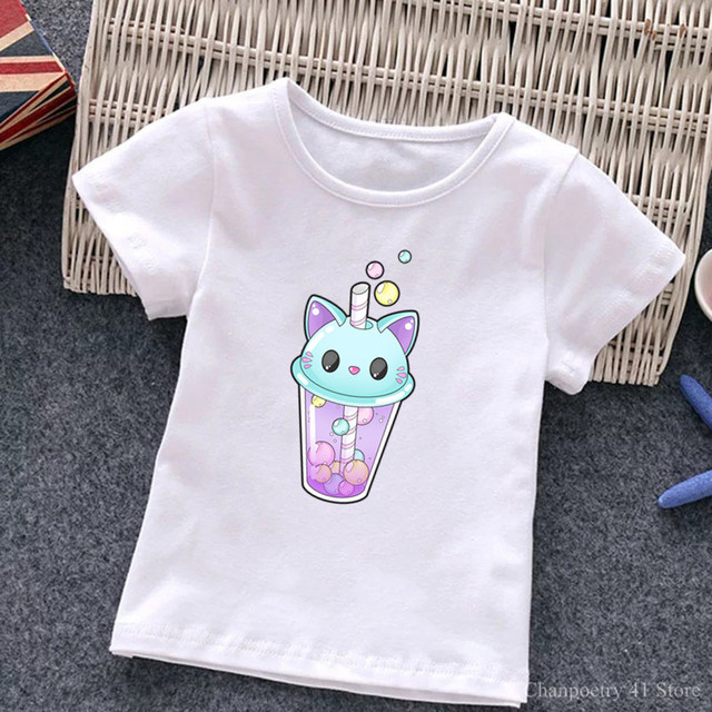 Urocze dzieci T-Shirt z rysunkiem pandy - herbata mleczna dla niemowląt - Wianko - 6