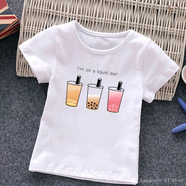 Urocze dzieci T-Shirt z rysunkiem pandy - herbata mleczna dla niemowląt - Wianko - 10