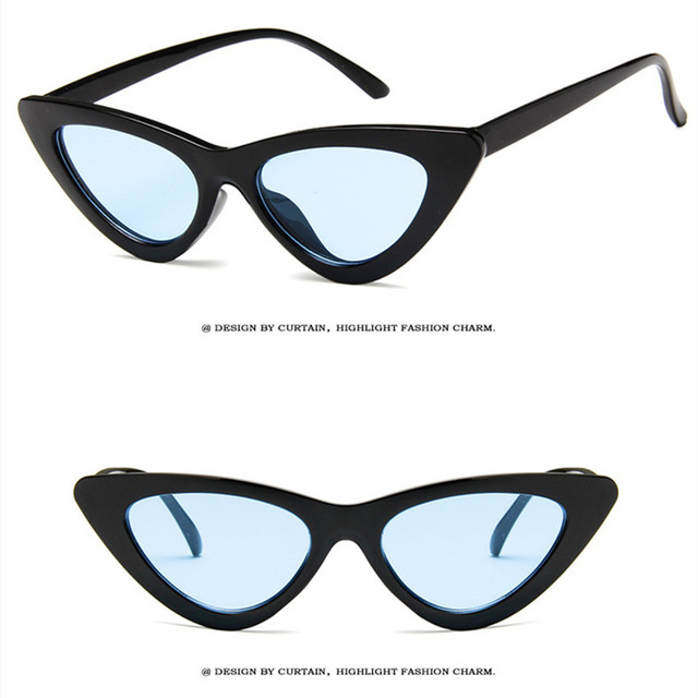 Seksowne, retro okulary przeciwsłoneczne w stylu kocich oczu - damskie - Wianko - 11