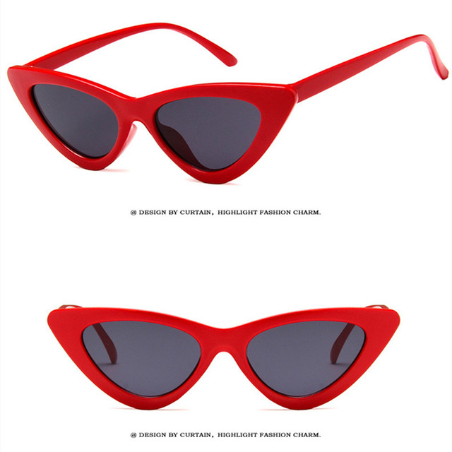 Seksowne, retro okulary przeciwsłoneczne w stylu kocich oczu - damskie - Wianko - 9