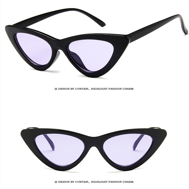 Seksowne, retro okulary przeciwsłoneczne w stylu kocich oczu - damskie - Wianko - 15
