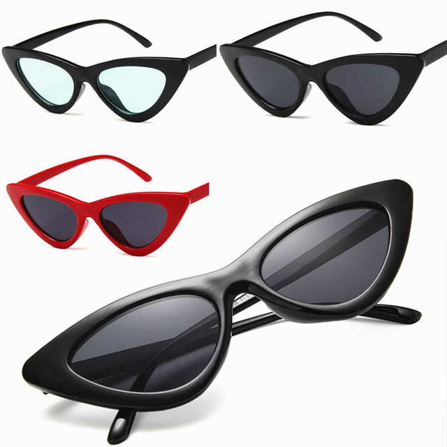 Seksowne, retro okulary przeciwsłoneczne w stylu kocich oczu - damskie - Wianko - 6