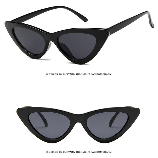 Seksowne, retro okulary przeciwsłoneczne w stylu kocich oczu - damskie - Wianko - 14