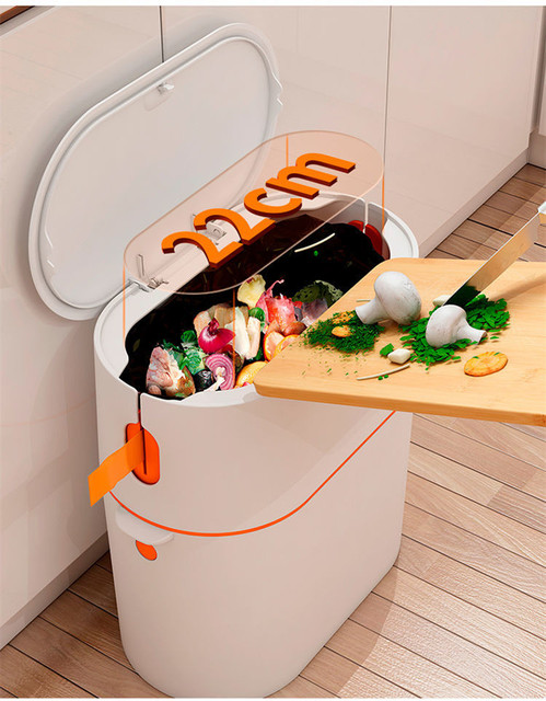 Kosz na śmieci automatyczny do przechowywania w szafce kubły-łazienka-pojemnik gospodarstwa domowego - Wianko - 5