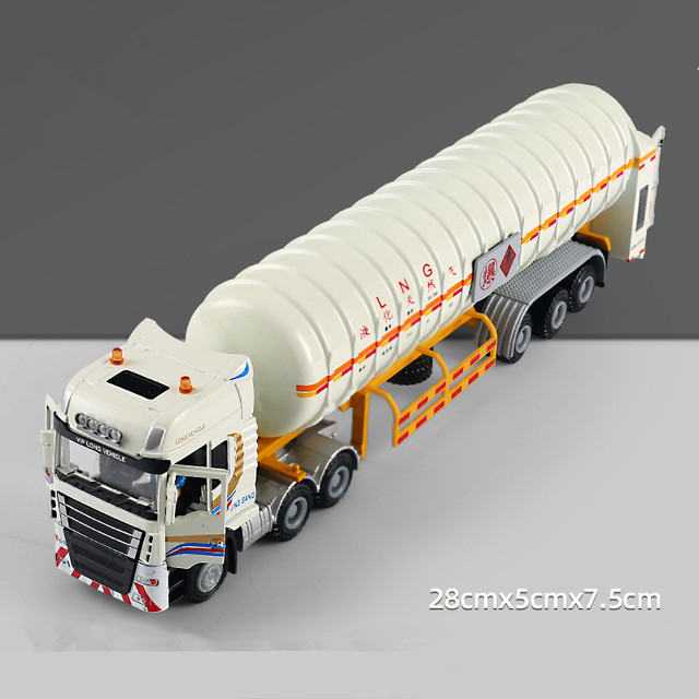Tankowiec ciężarówka model transporter 1:50, zabawka dla dzieci - Wianko - 5