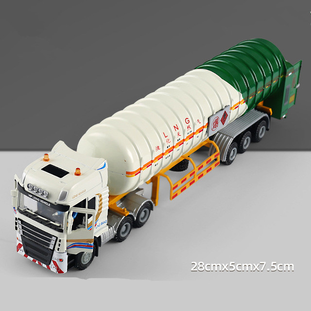 Tankowiec ciężarówka model transporter 1:50, zabawka dla dzieci - Wianko - 7