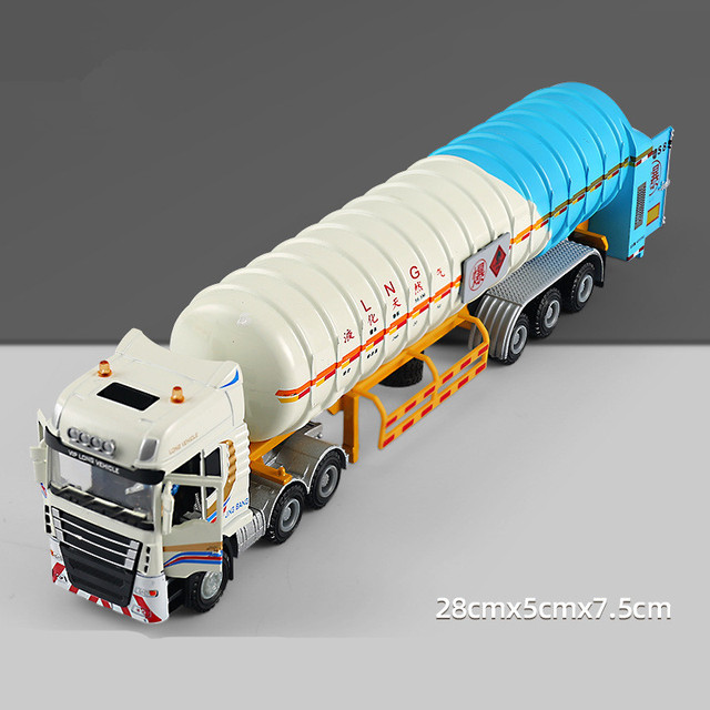 Tankowiec ciężarówka model transporter 1:50, zabawka dla dzieci - Wianko - 6