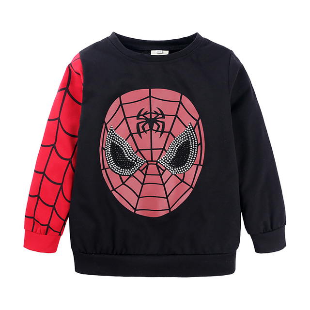 Chłopcy: Spiderman Moda - Top + Spodnie 2 szt. Jesienne Dresy 2-10 lat - Wianko - 6