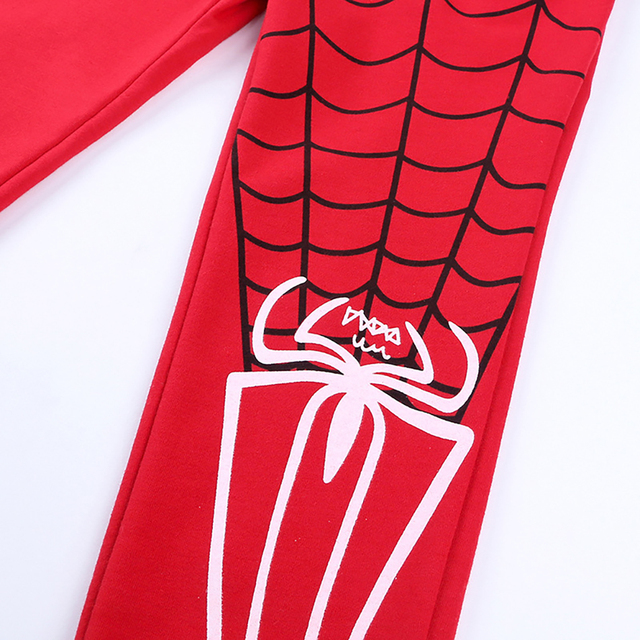 Chłopcy: Spiderman Moda - Top + Spodnie 2 szt. Jesienne Dresy 2-10 lat - Wianko - 13
