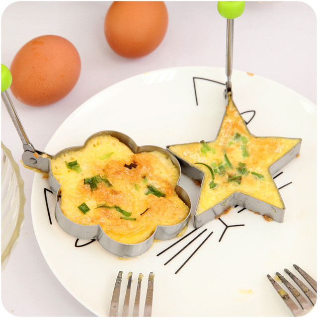 Foremki do omletów ze stali nierdzewnej w kształcie zwierząt - zestaw 3 sztuk - Wianko - 8