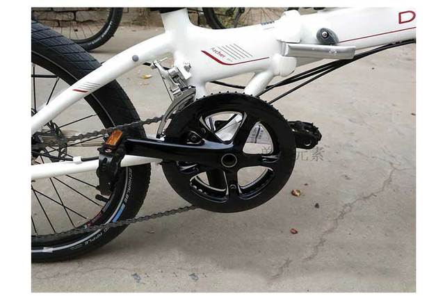 Rower składany z osłoną tarczy, korby i koła łańcuchowego - akcesorium rowerowe kategorii wyposażenie ochronne - Wianko - 17