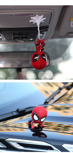 Figurka Disney Spiderman Kawaii Bobblehead - dekoracja biurka, samochodu i ściany, idealna jako prezent dla dziecka - Wianko - 14