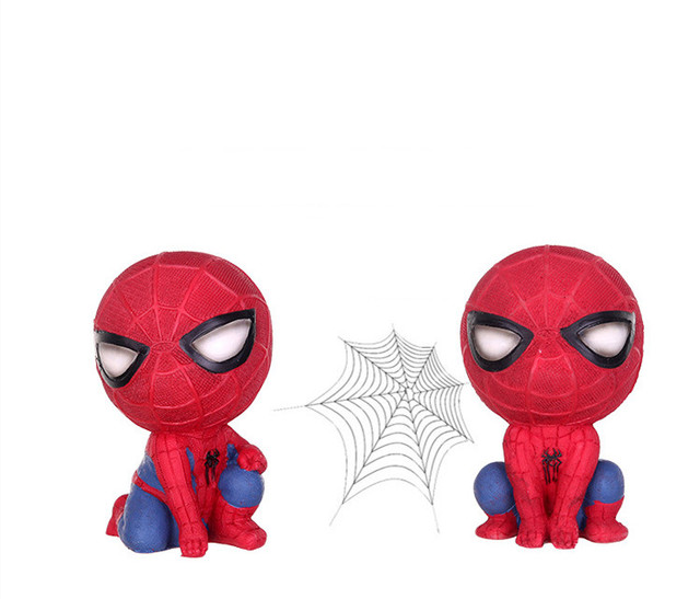 Figurka Disney Spiderman Kawaii Bobblehead - dekoracja biurka, samochodu i ściany, idealna jako prezent dla dziecka - Wianko - 6