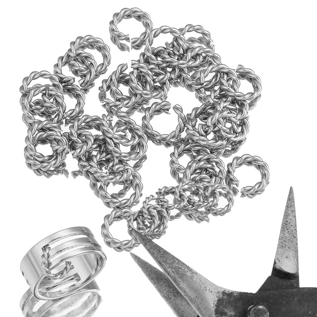 50 sztuk/partia specjalnych otwartych pierścieni złączowych do tworzenia biżuterii z wysokiej jakości stali nierdzewnej o średnicach 6/8/10/12 mm - Wianko - 6