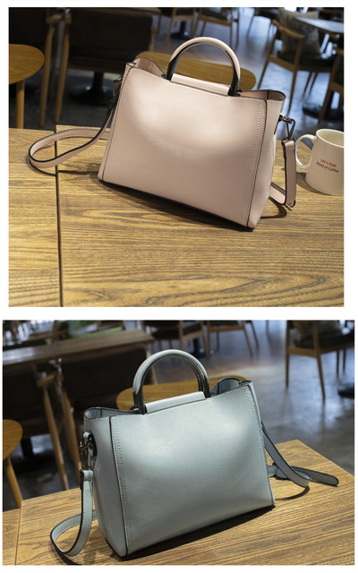 Duże pojemne torby damskie Casual Tote Bag w europejskim i amerykańskim stylu, wykonane ze skóry, na zakupy na ramię - Wianko - 2