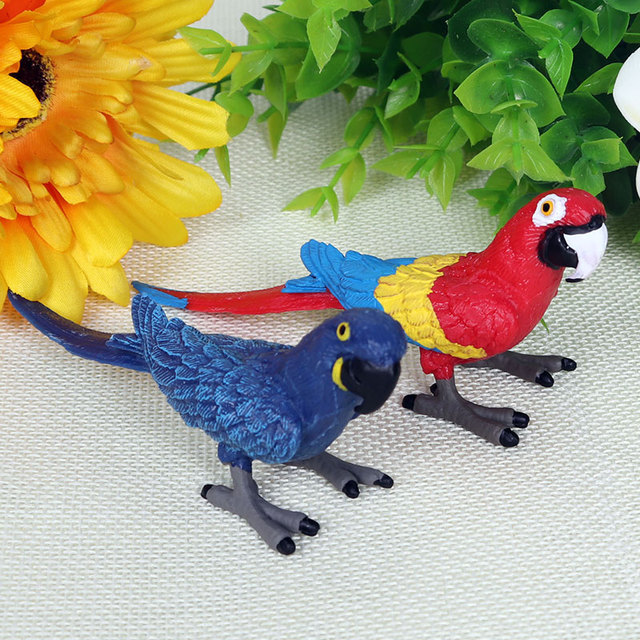 Figurka oryginalnego turkawskiego orła papugi Flamenco PVC Action Figures - edukacyjna zabawka dla dzieci - Wianko - 15