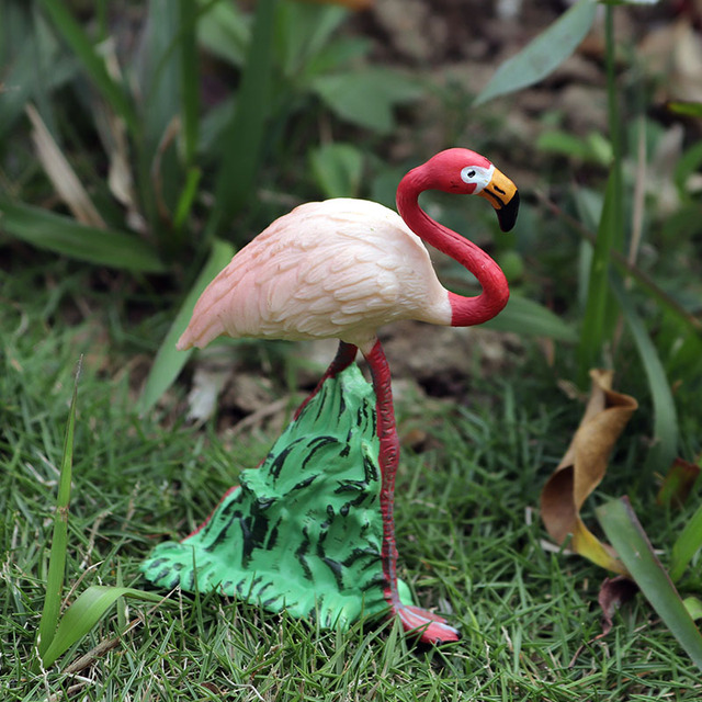 Figurka oryginalnego turkawskiego orła papugi Flamenco PVC Action Figures - edukacyjna zabawka dla dzieci - Wianko - 5
