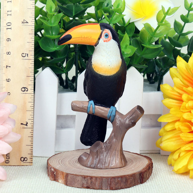 Figurka oryginalnego turkawskiego orła papugi Flamenco PVC Action Figures - edukacyjna zabawka dla dzieci - Wianko - 14
