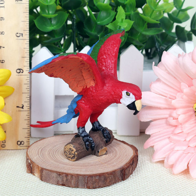 Figurka oryginalnego turkawskiego orła papugi Flamenco PVC Action Figures - edukacyjna zabawka dla dzieci - Wianko - 17