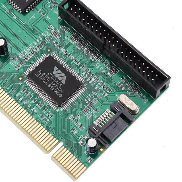 Karta kontrolera PCI z 3 portami SATA i IDE, konwerter Combo VIA6421 Chip HDD AC388 HJ55 - Wianko - 4