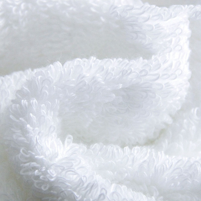 Ręcznik kąpielowy bawełniany haftowany, biały, miękki, dla dorosłych, o wysokiej jakości i silnej absorpcji wody - Wianko - 7