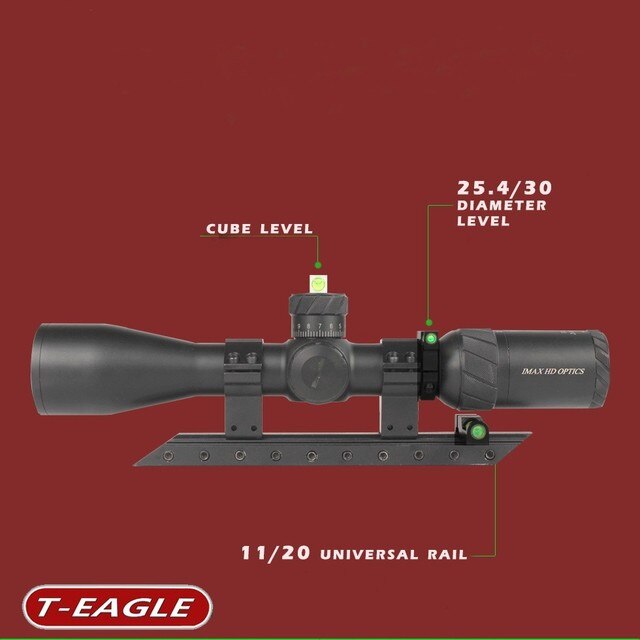 Poziomica pęcherzykowa T-EAGLE Metal do montażu lufy kabiny o średnicy 25.4mm/30mm do celownika lunety ruchomych punktowych Tactical Optics Sight - Wianko - 1