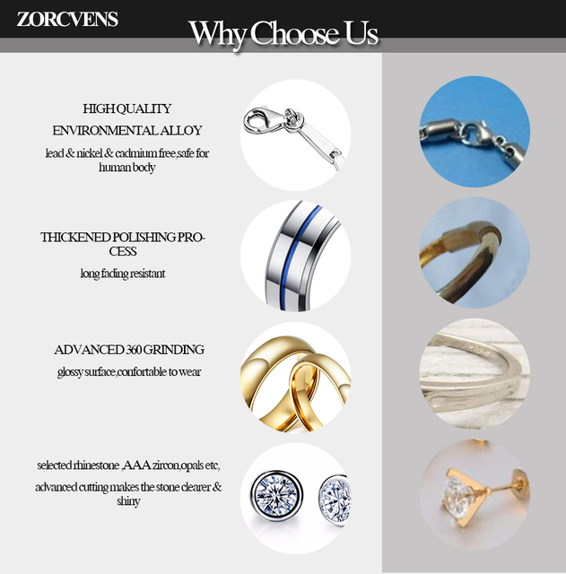 Pierścionek ZORCVENS 2021 New Arrival dla kobiet - luksusowa biżuteria ze stali nierdzewnej, złoty kolor, wielowarstwowe obrączki - Wianko - 11