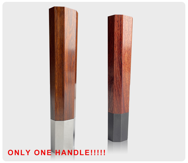 Japoński nóż szefa kuchni z drewnianym uchwytem – ekologiczne i naturalne akcesorium do tworzenia noży w stylu afrykańskim o ośmiobocznej konstrukcji - Wianko - 4