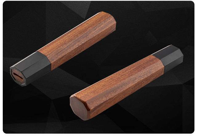 Japoński nóż szefa kuchni z drewnianym uchwytem – ekologiczne i naturalne akcesorium do tworzenia noży w stylu afrykańskim o ośmiobocznej konstrukcji - Wianko - 11