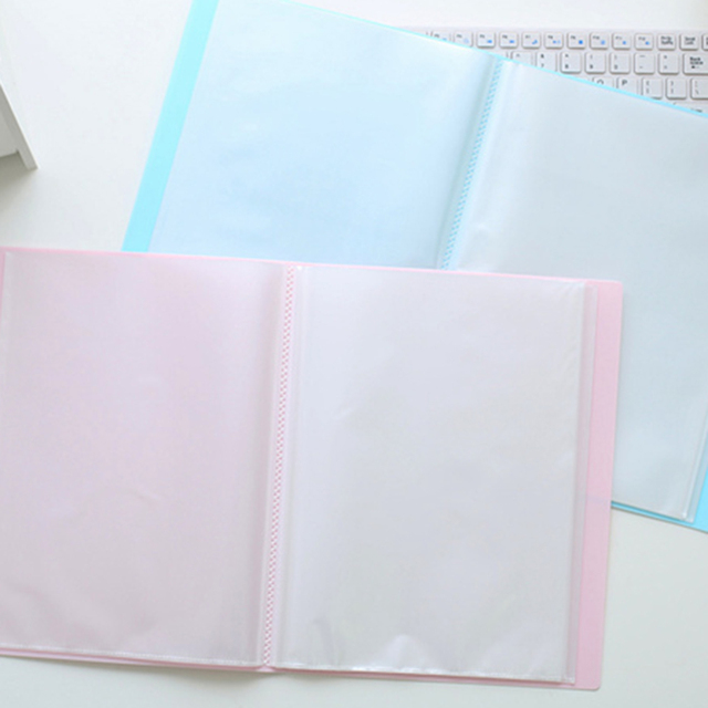 Folder A4 składany z kwiatowym wzorem, 40 stron, uchwyt na dokumenty - Wianko - 2