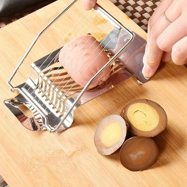 Mieszanie krajarka do jajek ze stali nierdzewnej - Mozzarella dzielnik Chopper do jaj - Wianko - 20