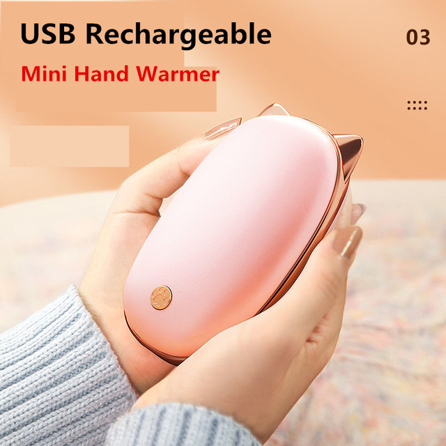 Przenośny podgrzewacz USB Winter Indoor Outdoor - dwustronna elektryczna poduszka ogrzewająca - Wianko - 4