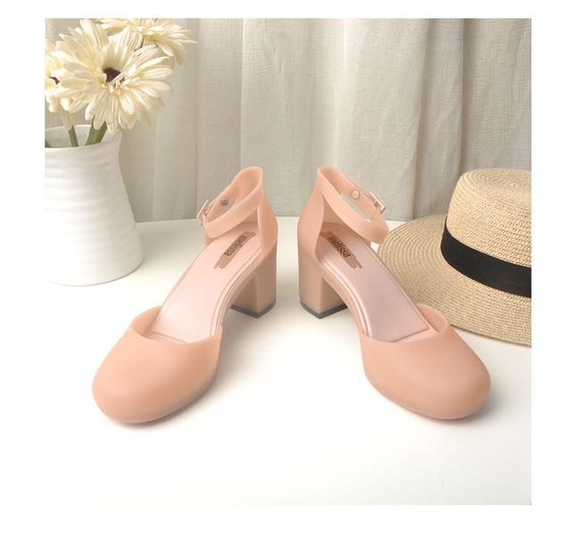 Sandały damskie na platformie Melissa z okrągłym noskiem - moda rzymska, lato 2019 - Wianko - 3