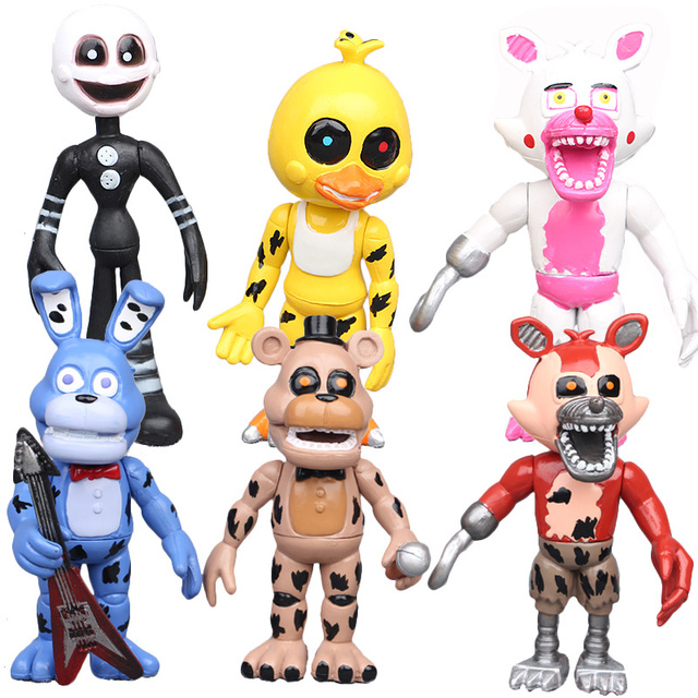 Figurki akcji FNAF: Świat Siostry Lokalizacja - Ballora, Foxy, Freddy, Ennard, Springtrap - zabawki dla dzieci - Wianko - 6