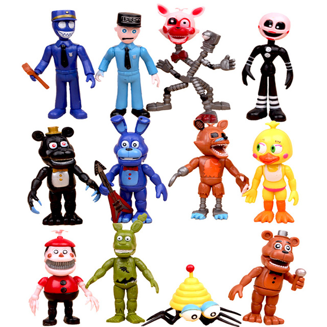 Figurki akcji FNAF: Świat Siostry Lokalizacja - Ballora, Foxy, Freddy, Ennard, Springtrap - zabawki dla dzieci - Wianko - 1