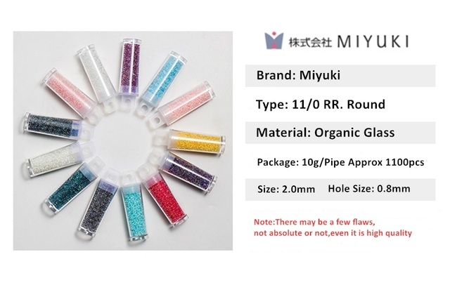 Japońskie matowe koraliki ryżowe TOHO 2mm - wyszywane ręcznie - materiał do tworzenia biżuterii - Wianko - 10