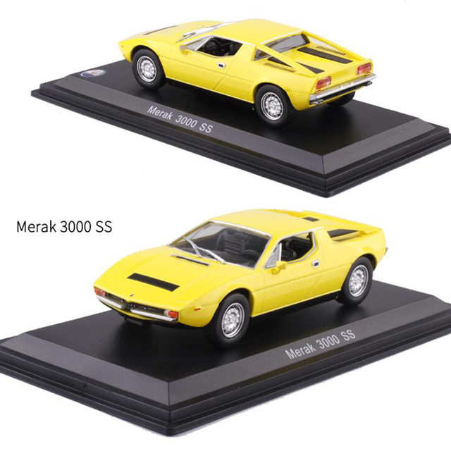 1:43 Skala Metalowa Klasyczna Zabawkowa Model Samochodu Merak Racing Rally Diecast F Kolekcja z Osłoną - Wianko - 3