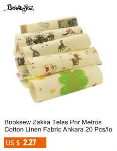 Tkanina bawełniana i lniana Booksew Tissu Coton Telas Por Metro - Wianko - 184