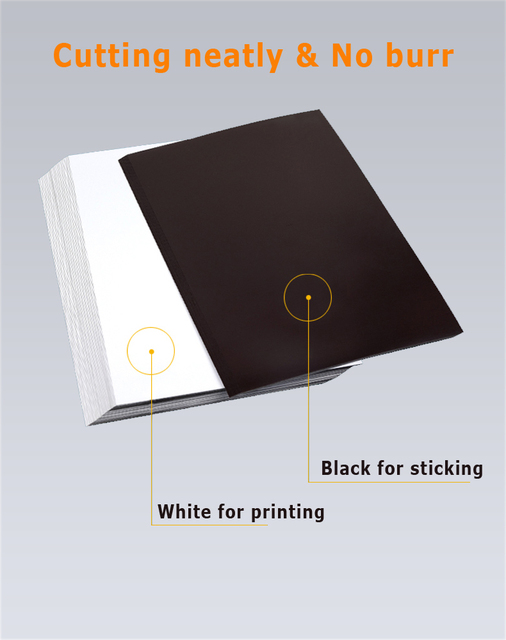 A4 błyszczący matowy fotograficzny papier magnetyczny do drukarek atramentowych DIY - naklejki magnetyczne do lodówki - Wianko - 7